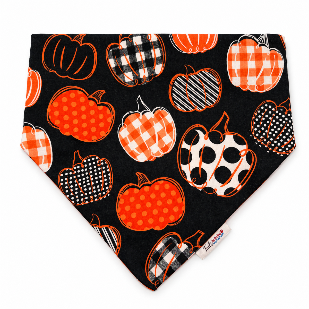 Pumpkin Party – Reversible Dog Bandana