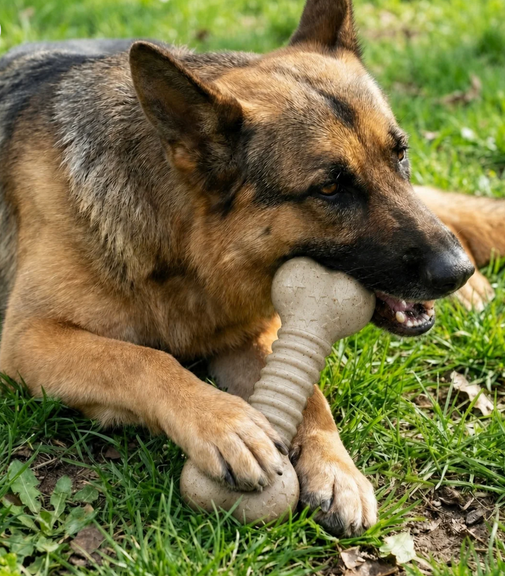 USA-K9 Stars and Stripes Bone Nylon Dog Chew Toy for Aggressive Chewers | USA Made