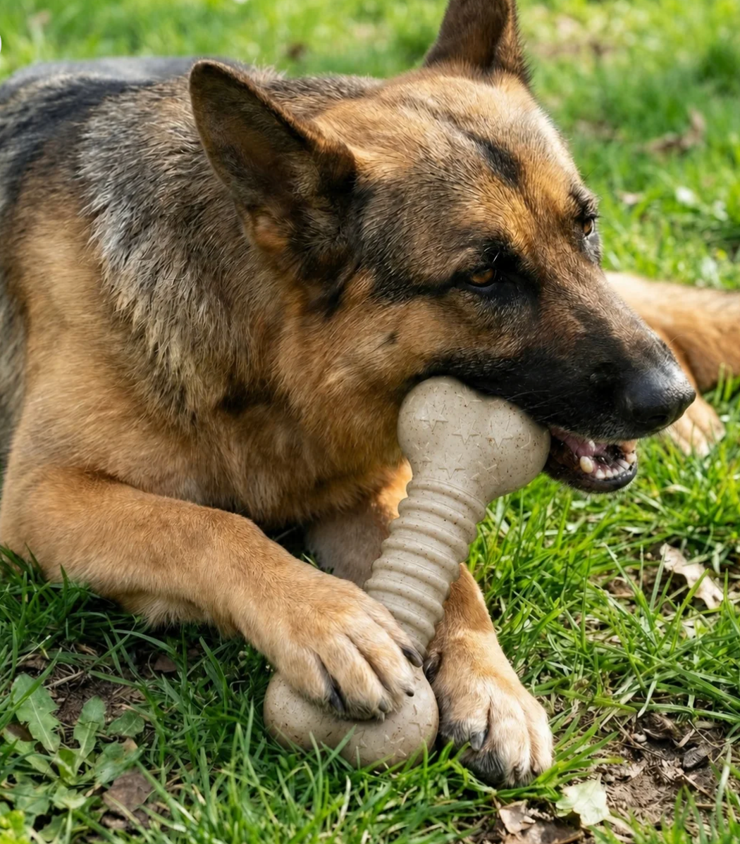 USA-K9 Stars and Stripes Bone Nylon Dog Chew Toy for Aggressive Chewers | USA Made