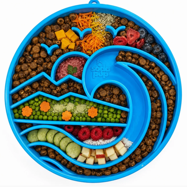 Baja Design eTray - Shallow Slow Feeder Dog Bowl for Enrichment | USA Made