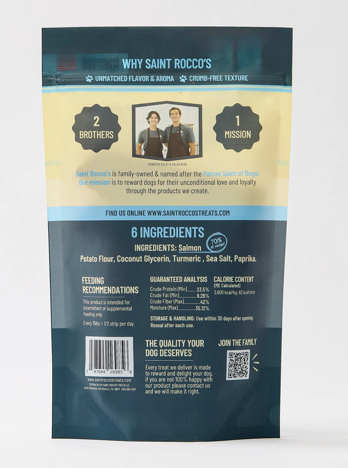 Alaskan Salmon Treats - 8oz Saint Rocco's Treats