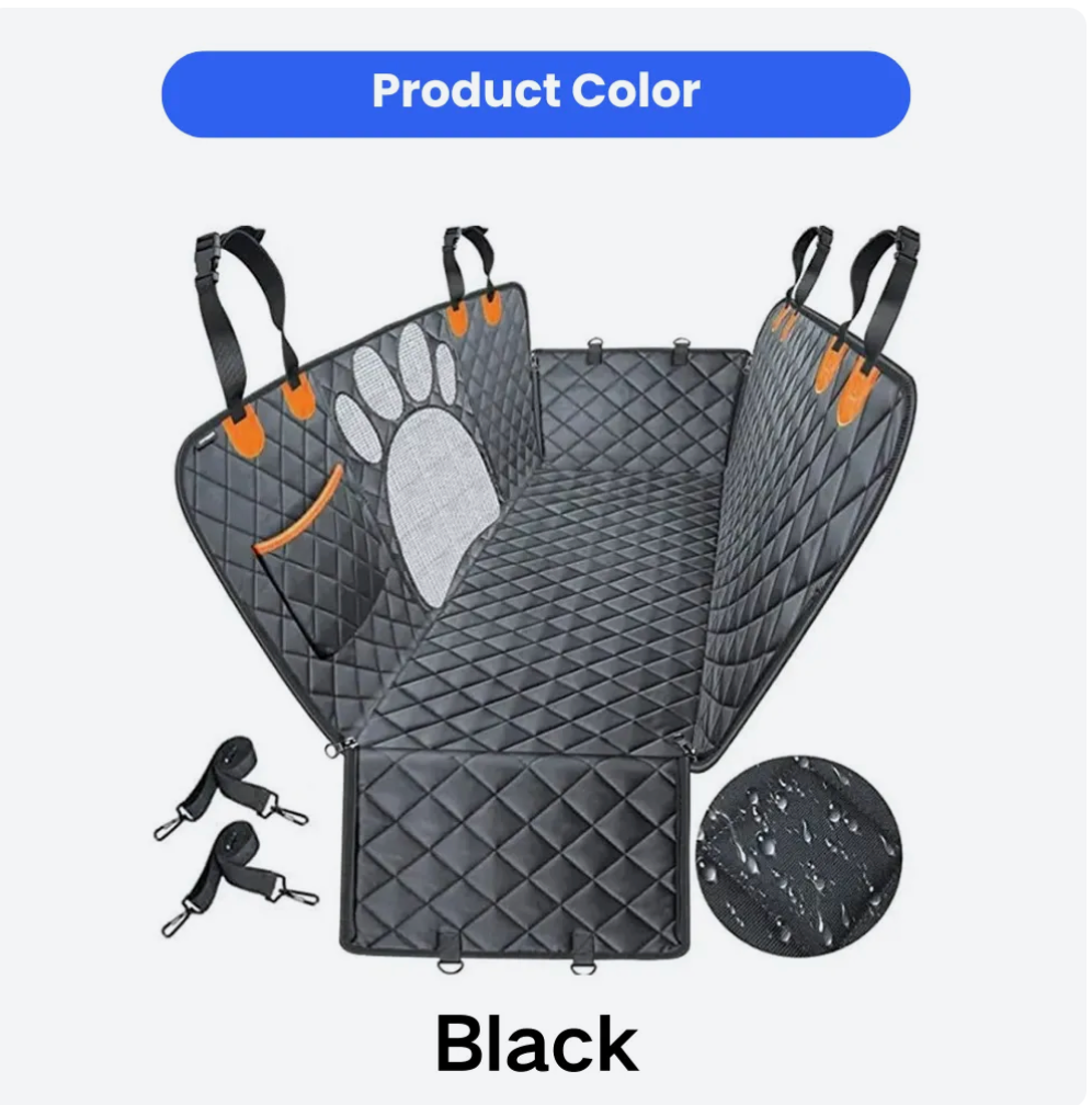 Waterproof Backseat Pet Hammock Car Protector Dog Car Seat Cover