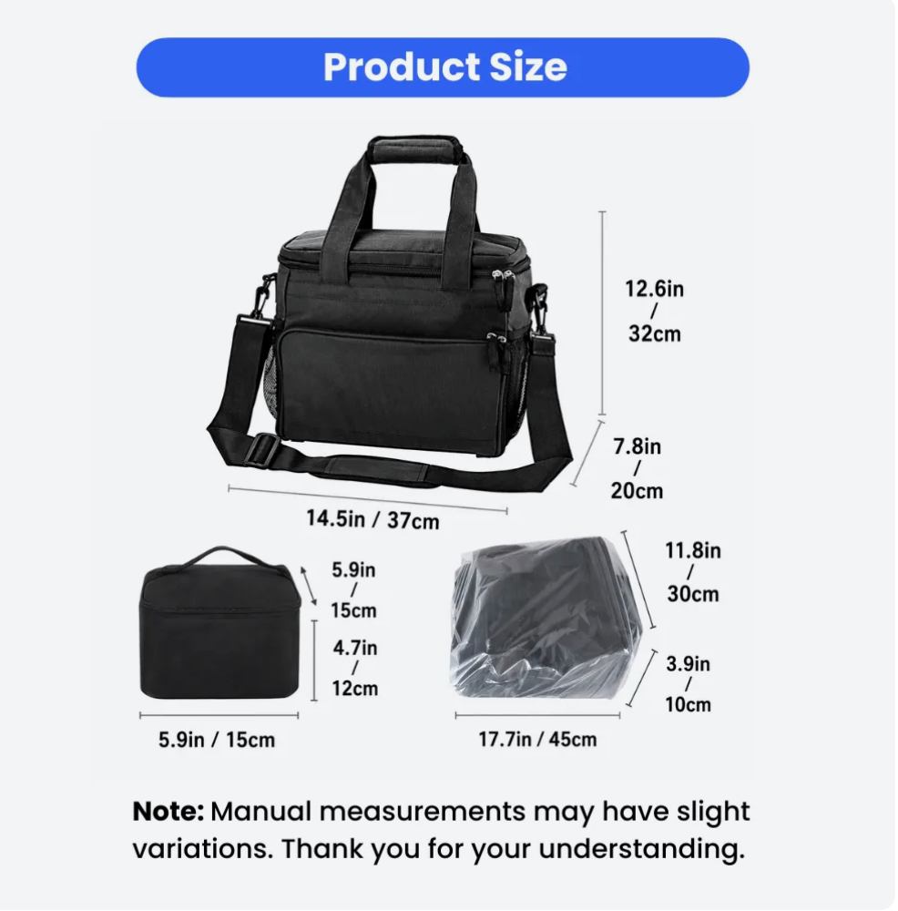 Portable Pet Travel Storage Bag Food Container Treat Pouch for Outdoor Dogs and Cats