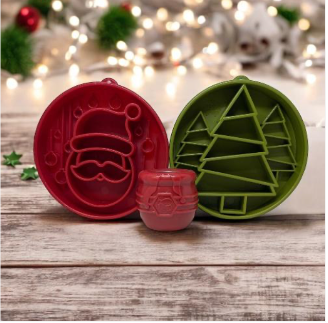 Santa Christmas eBowl Deep Slow Feeder Dog Bowl for Enrichment | USA Made